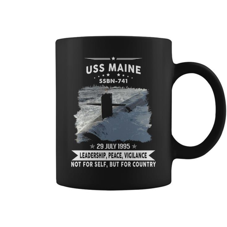 Uss Maine Ssbn  V2 Coffee Mug