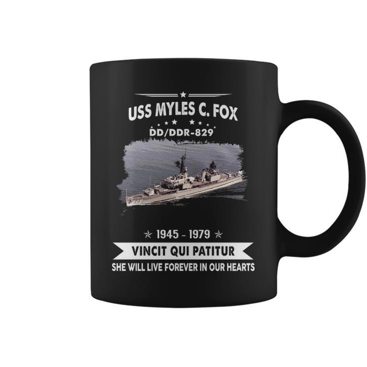 Uss Myles C Fox Dd  Coffee Mug
