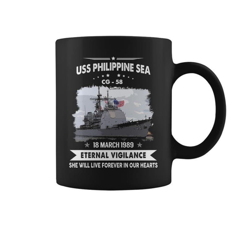 Uss Philippine Sea Cg  V2 Coffee Mug