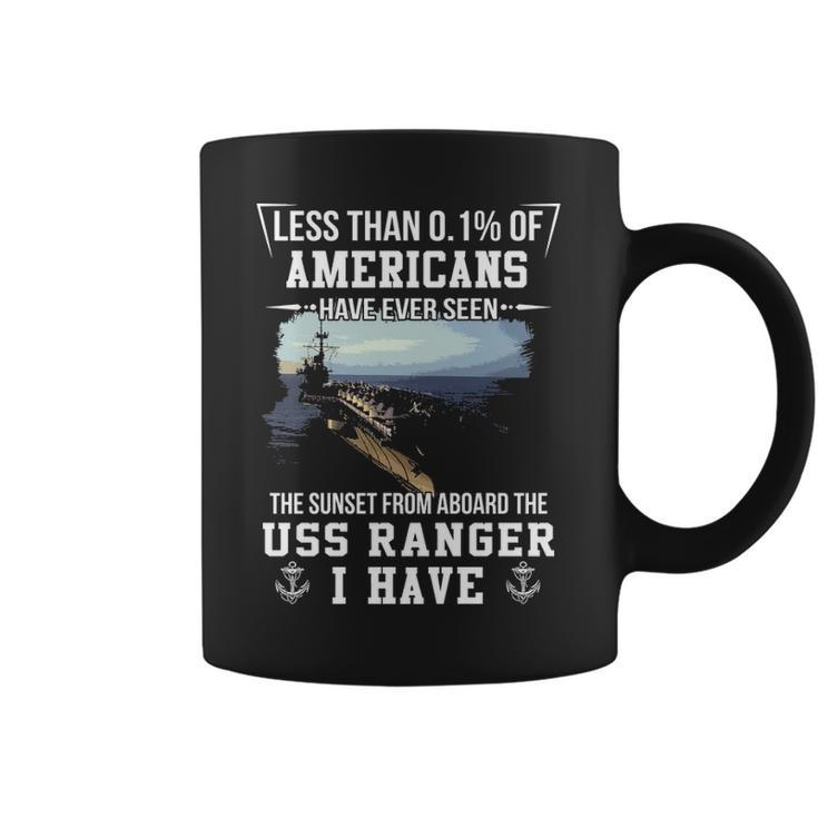 Uss Ranger Cva Cv 61 Sunset Coffee Mug