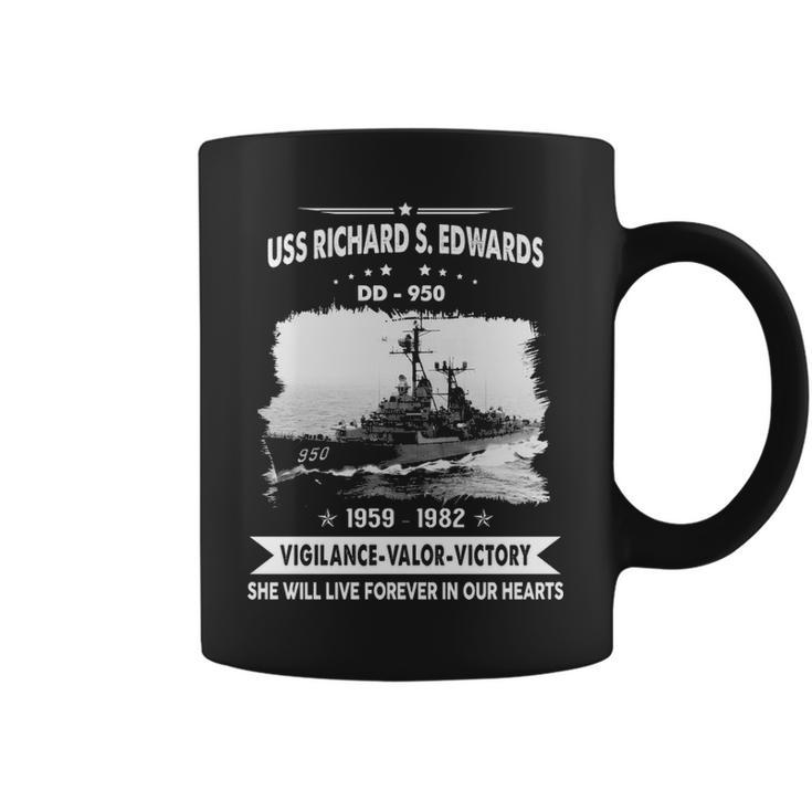 Uss Richard S Edwards Dd 950 Front Style Coffee Mug
