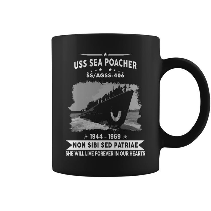 Uss Sea Poacher Ss 406 Agss  Coffee Mug