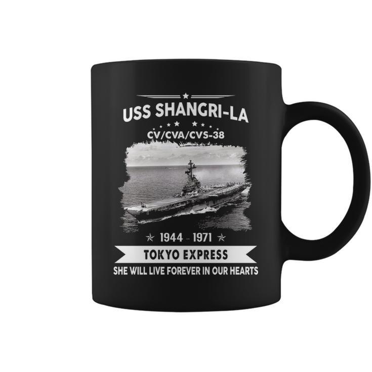 Uss Shangri-La Cv 38 Cva 38 Front Coffee Mug