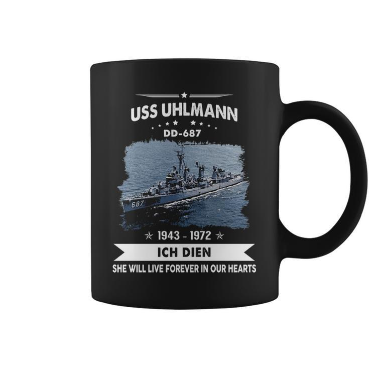 Uss Uhlmann Dd  Coffee Mug