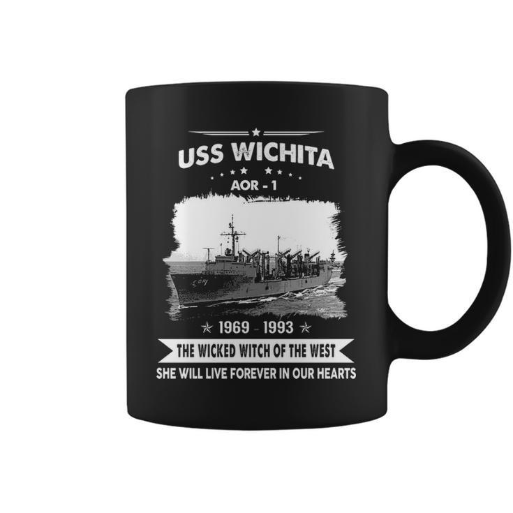 Uss Wichita Aor 1 Front Style Coffee Mug