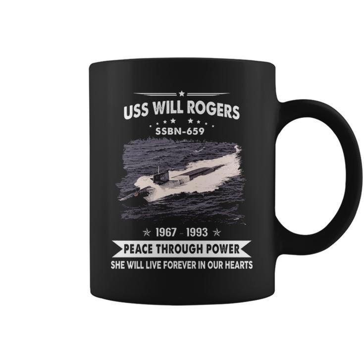 Uss Will Rogers Ssbn  Coffee Mug