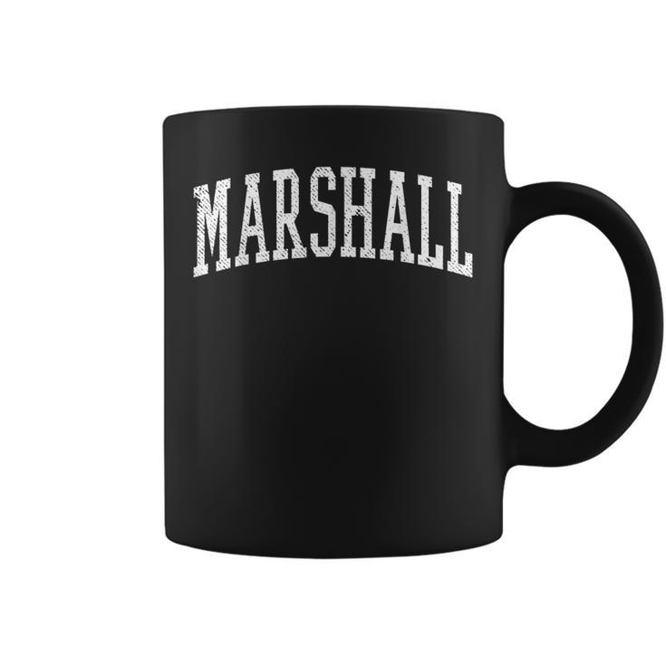 Varsity Distressed Marshall  Coffee Mug