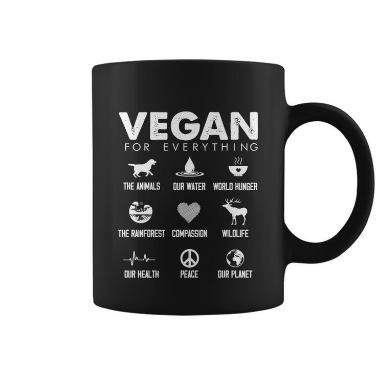 Vegan For Everything Meaningful Gift Earth Day Save The Bees Men Women Gift Coffee Mug
