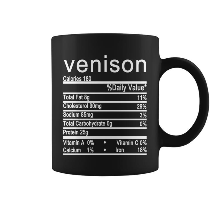 Venison Nutrition Facts Label Coffee Mug