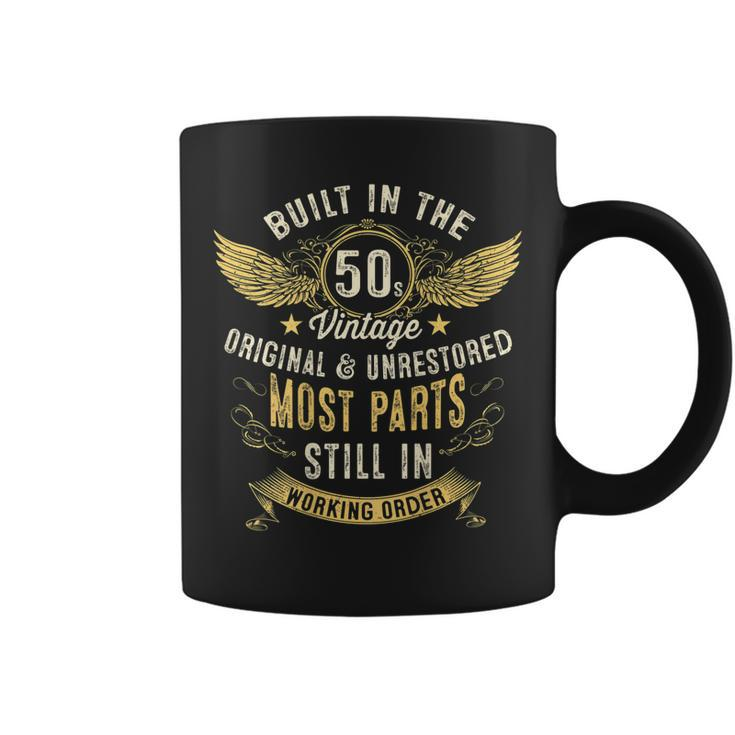 Vintage 1950S Built In The 50S Fifties Funny 70Th Birthday  V2 Coffee Mug