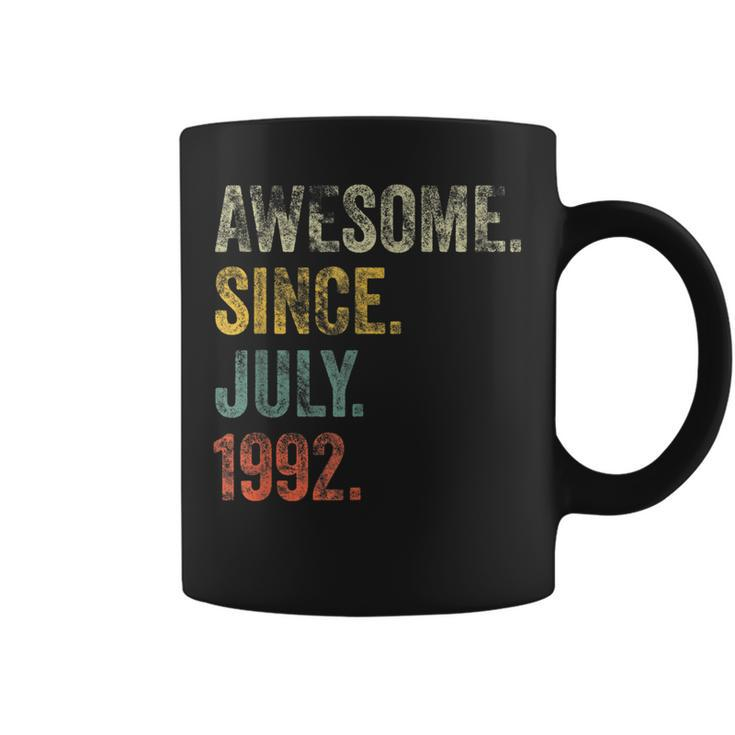 Vintage 1992 30Th Birthday Awesome Since July 1992  Coffee Mug