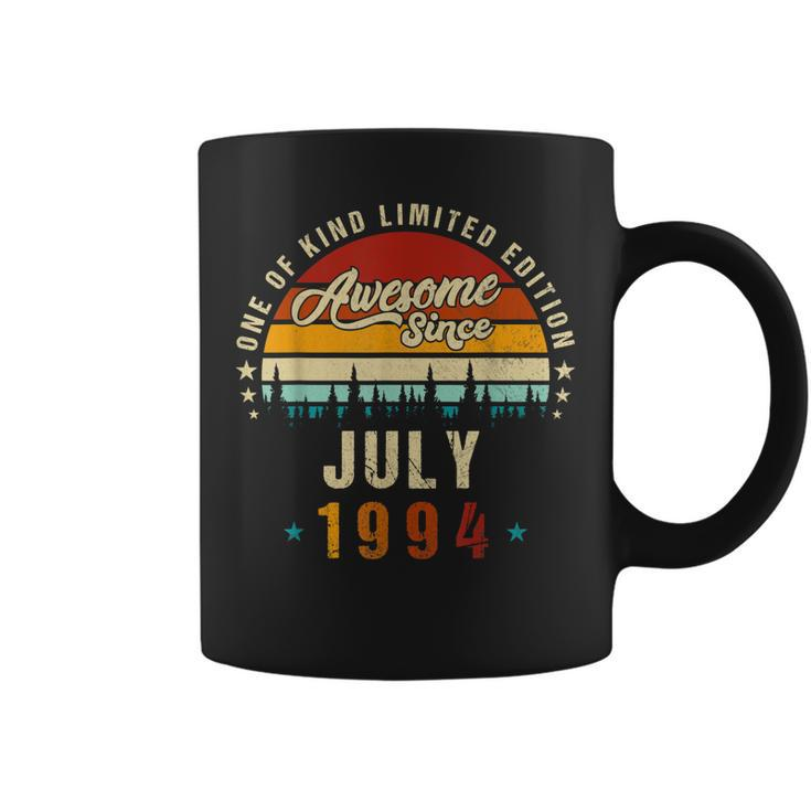 Vintage 28Th Birthday Awesome Since July 1994 Epic Legend  Coffee Mug
