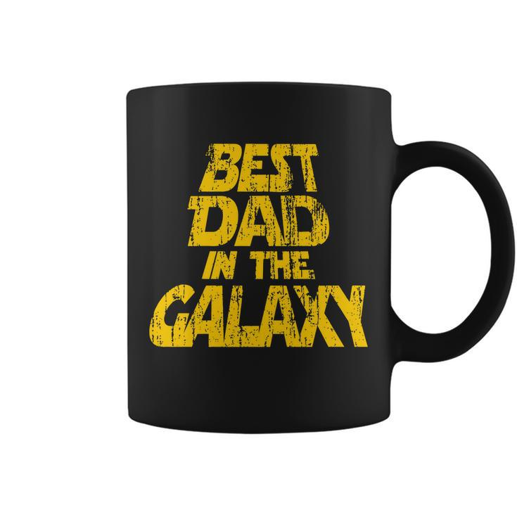 Vintage Best Dad In The Galaxy Coffee Mug