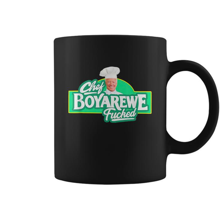 Vintage Chef Art Boyardee Anti Joe Biden Graphic Design Printed Casual Daily Basic Coffee Mug