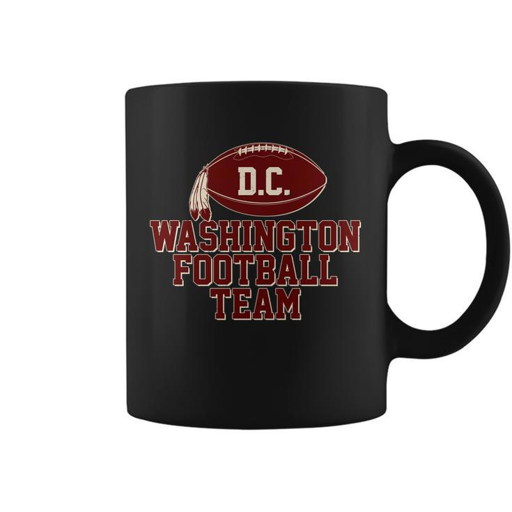 Vintage Distressed Washington Dc Football Team Tshirt Coffee Mug