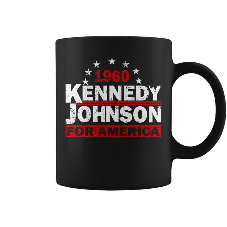 Vintage Kennedy Johnson 1960 For America Coffee Mug
