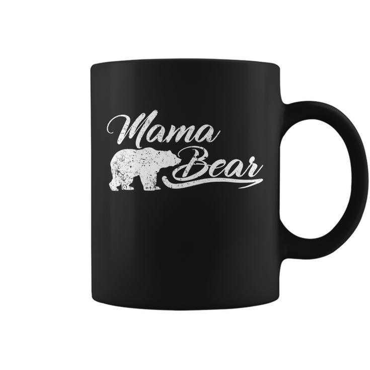 Vintage Mama Bear Retro Mother Logo Coffee Mug