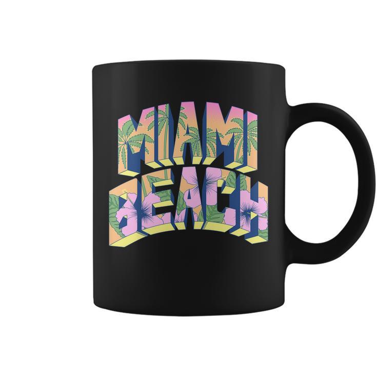 Vintage Miami Beach Tshirt Coffee Mug