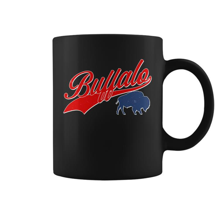 Vintage New York Buffalo Football Logo Coffee Mug