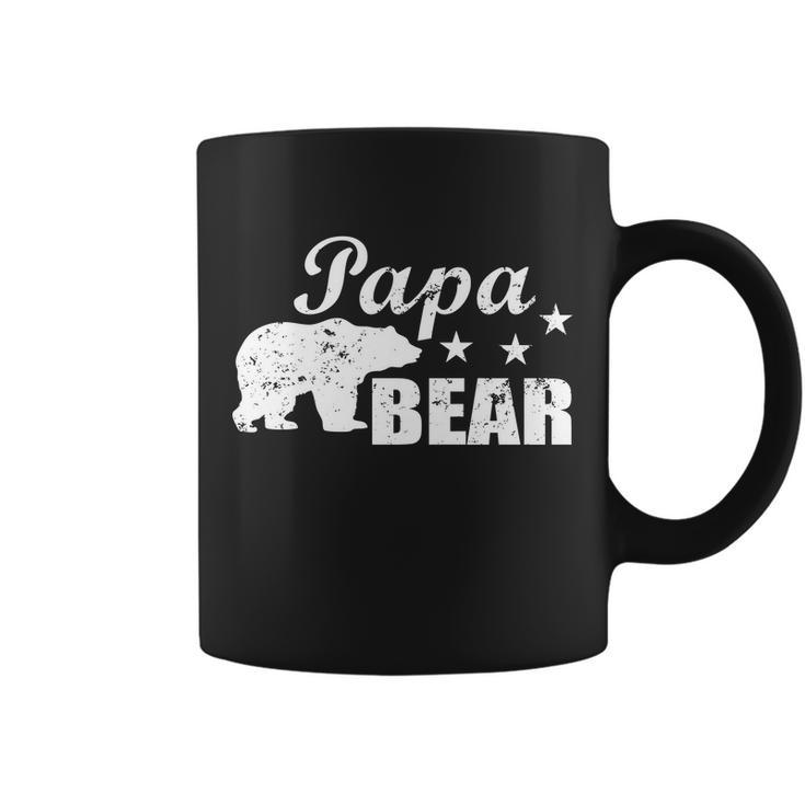 Vintage Papa Bear Tshirt Coffee Mug
