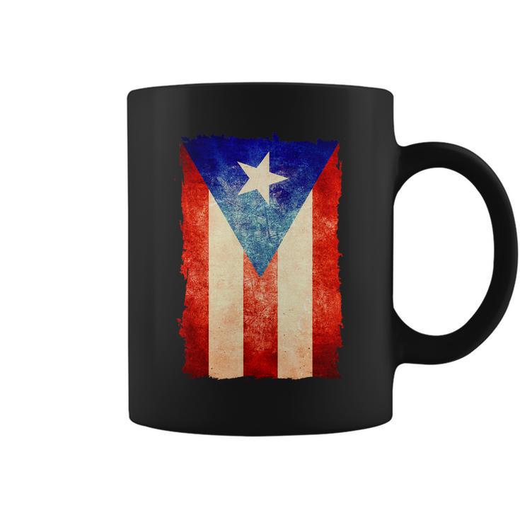 Vintage Puerto Rico Flag V2 Coffee Mug