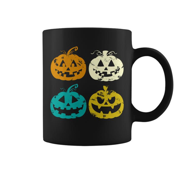 Vintage Pumpkin Halloween Coffee Mug