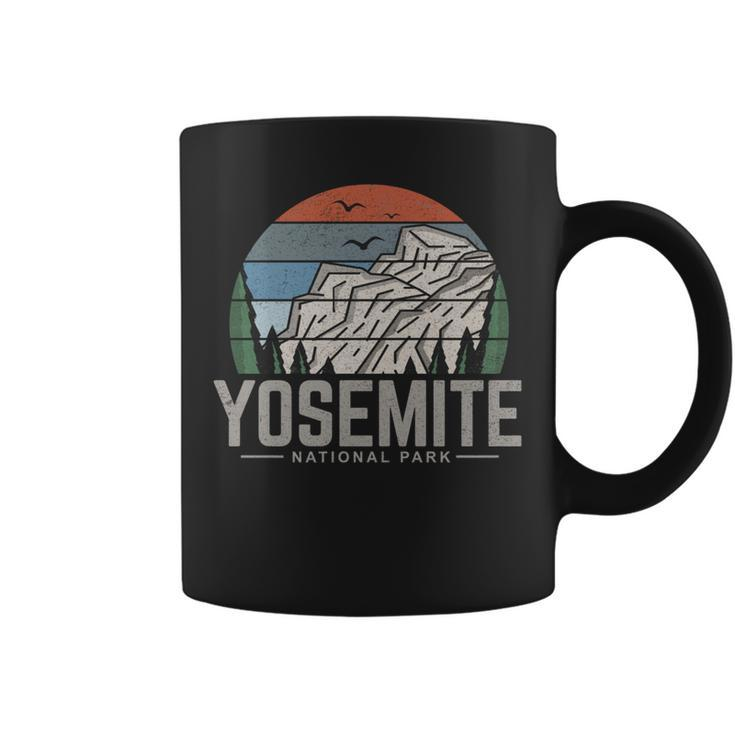Vintage Retro Yosemite National Park Hiking T    Coffee Mug