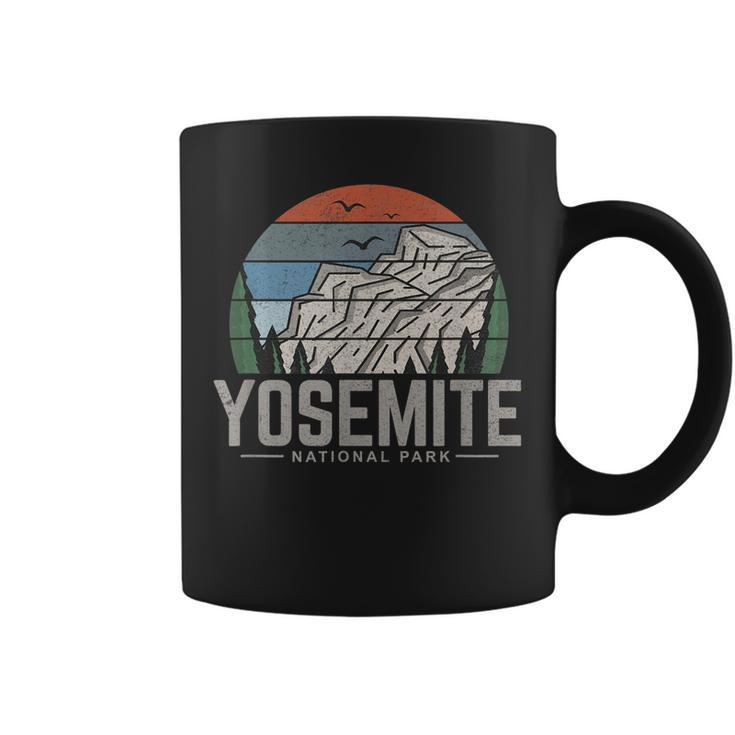 Vintage Retro Yosemite National Park Hiking T   V2 Coffee Mug