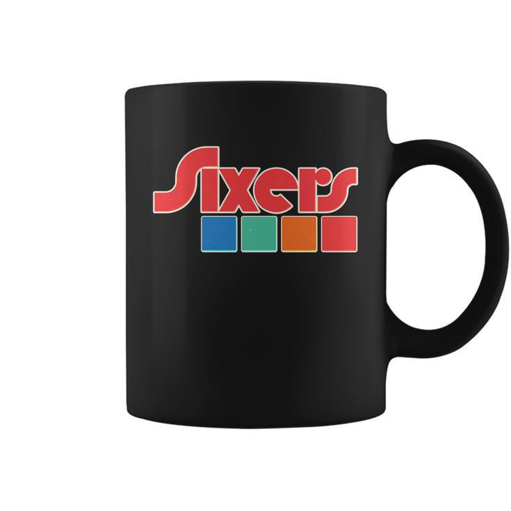 Vintage Style Sixers Sports Logo Coffee Mug