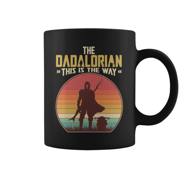 Vintage Styled The Dadalorian This Is The Way Tshirt Coffee Mug