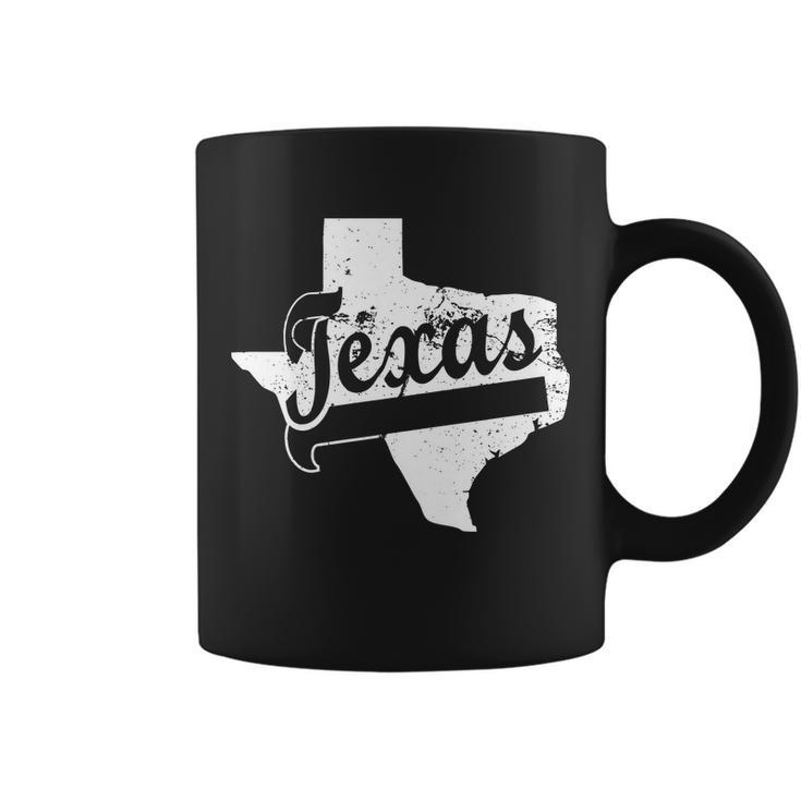 Vintage Texas State Logo Coffee Mug