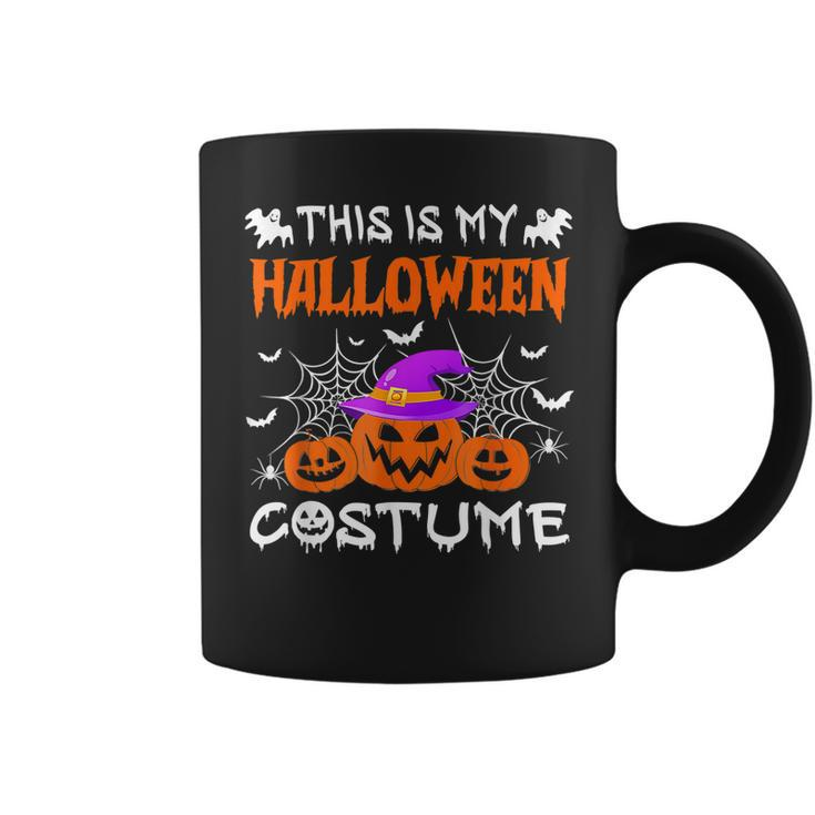 Vintage This Is My Halloween Costume Apparel Funny Retro  Coffee Mug