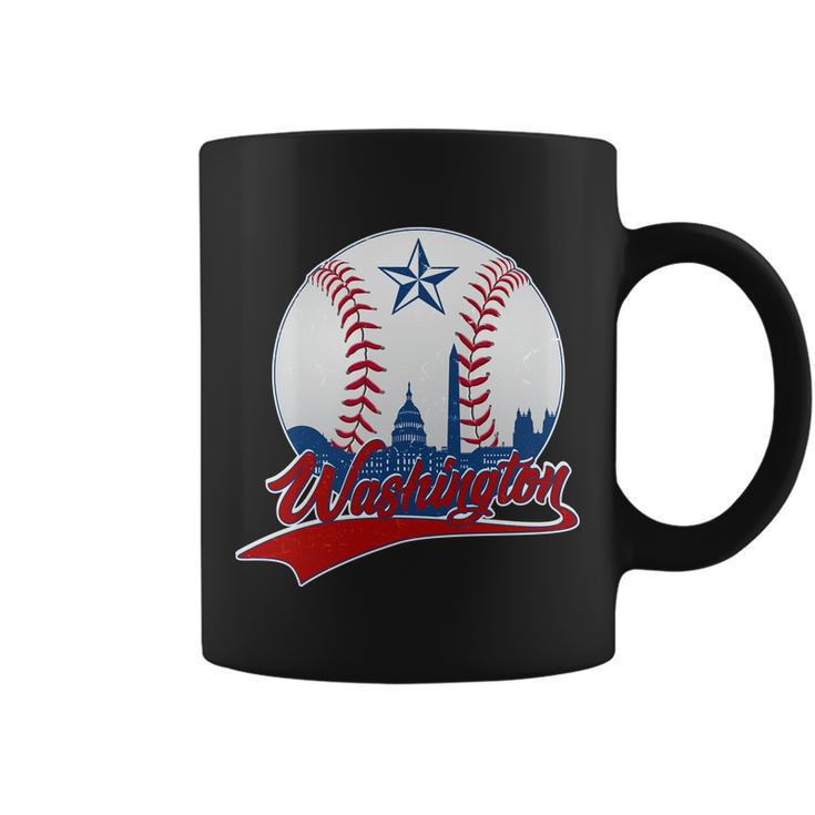 Washington Baseball Vintage Style Fan Coffee Mug