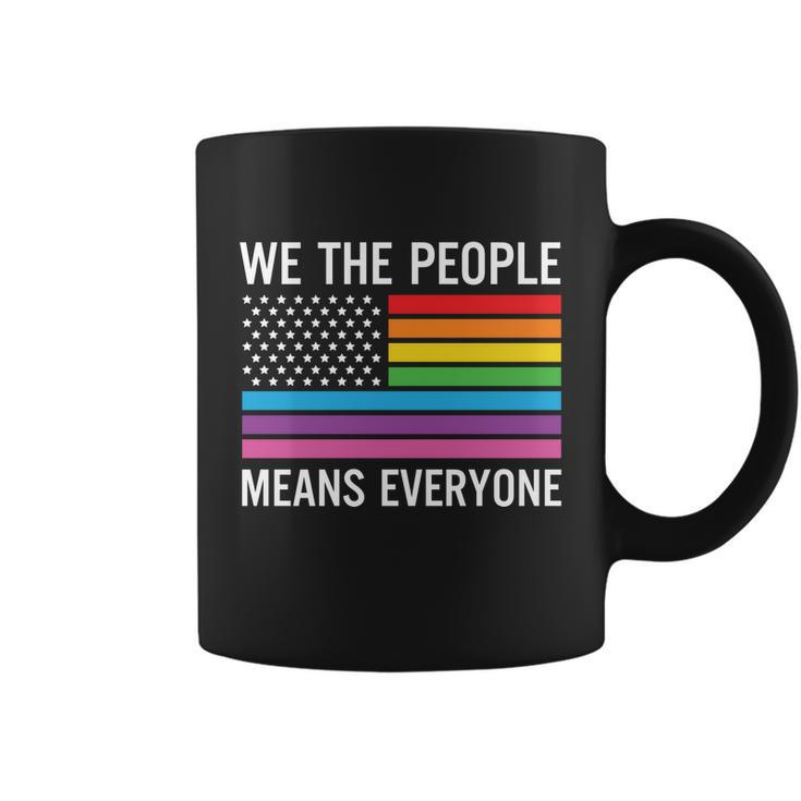 We The People Means Everyone Pride Month Lbgt Coffee Mug
