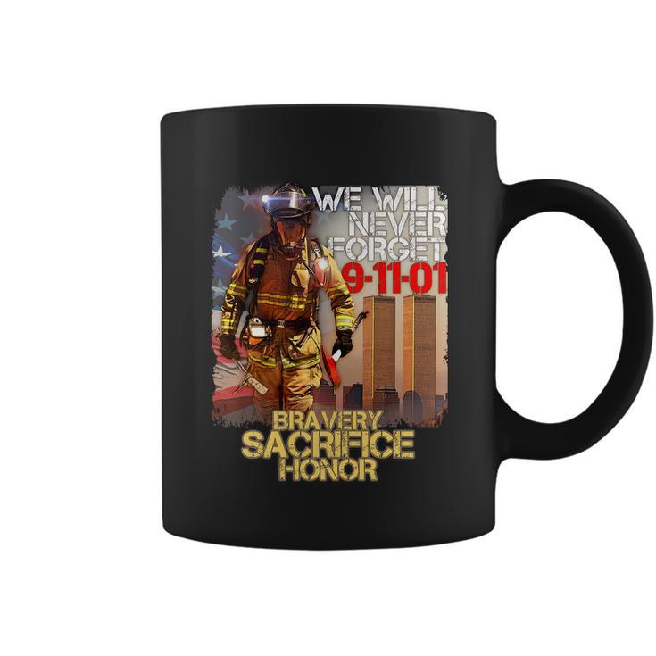 We Will Never Forget Bravery Sacrifice Honor  Coffee Mug