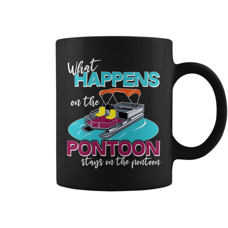 What Happens On The Pontoon Stays On The Pontoon Coffee Mug