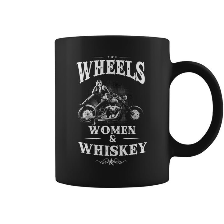 Wheels Woman & Whiskey Coffee Mug