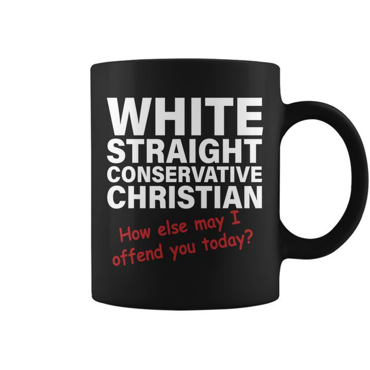 White Straight Conservative Christian V2 Coffee Mug