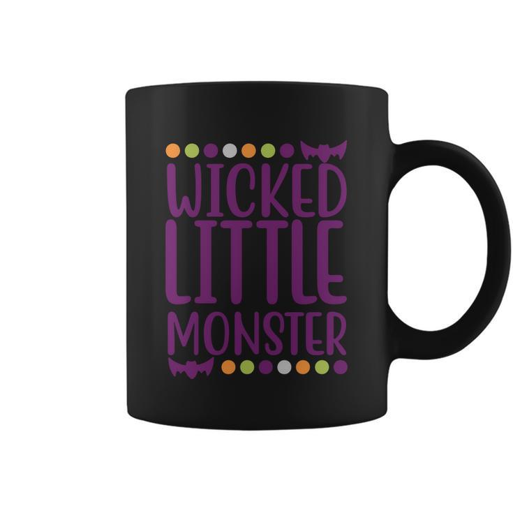 Wicked Little Monster Halloween Quote Coffee Mug