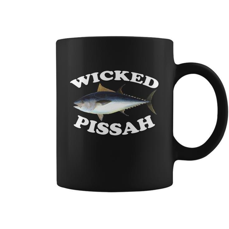 Wicked Pissah Bluefin Tuna Illustration Fishing Angler Gear Gift Coffee Mug