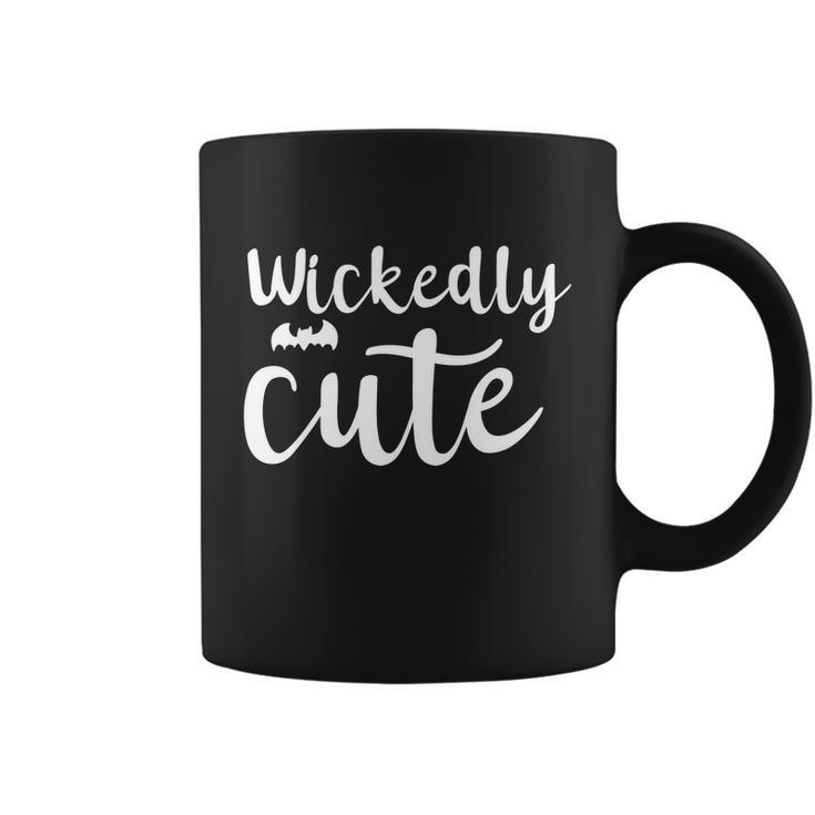 Wickedly Cute Funny Halloween Quote Coffee Mug
