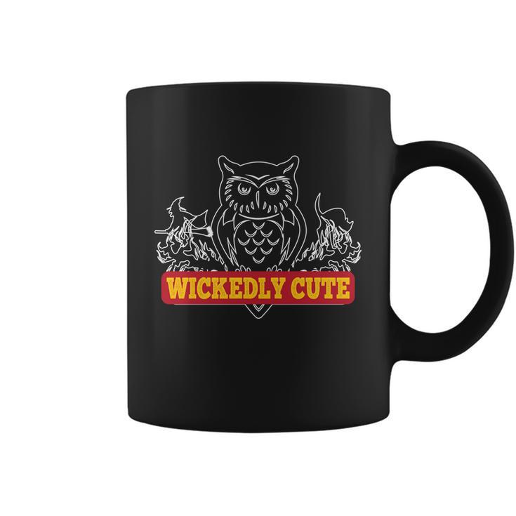 Wickedly Cute Funny Halloween Quote V2 Coffee Mug