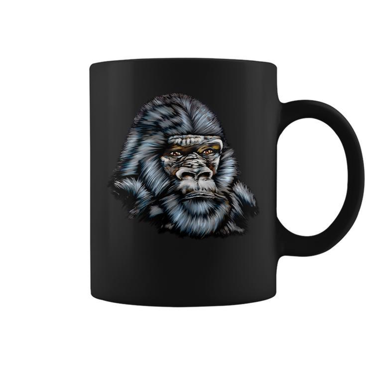 Wildlife - Big Face Gorilla Portrait Coffee Mug