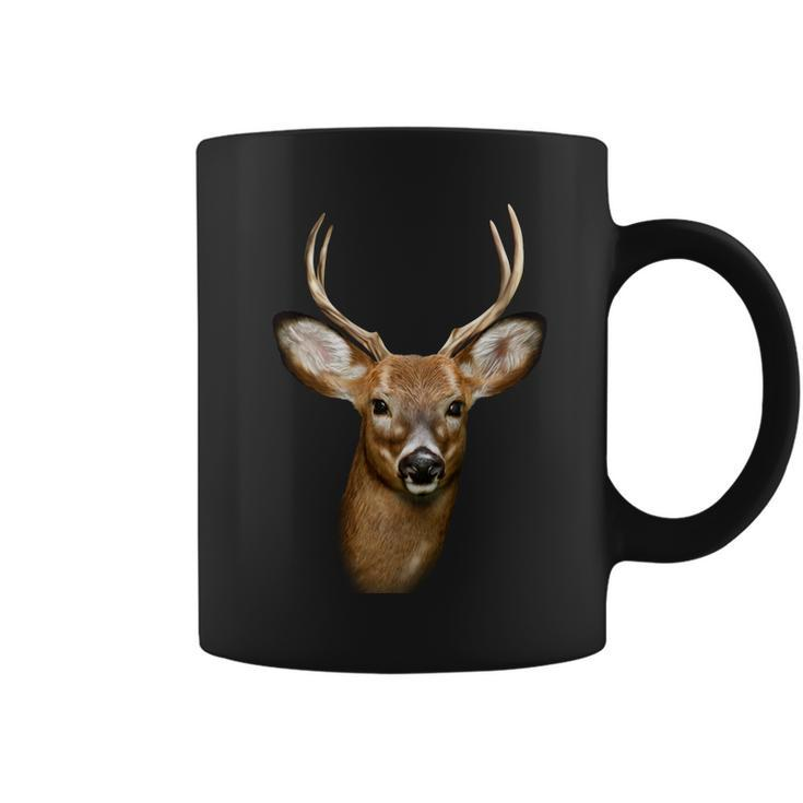 Wildlife Big Face Young Buck Deer Portrait Coffee Mug
