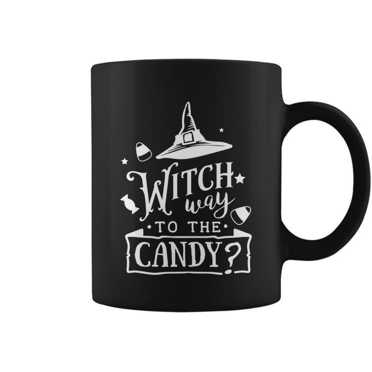 Witch Way To The Candy Halloween Quote V3 Coffee Mug