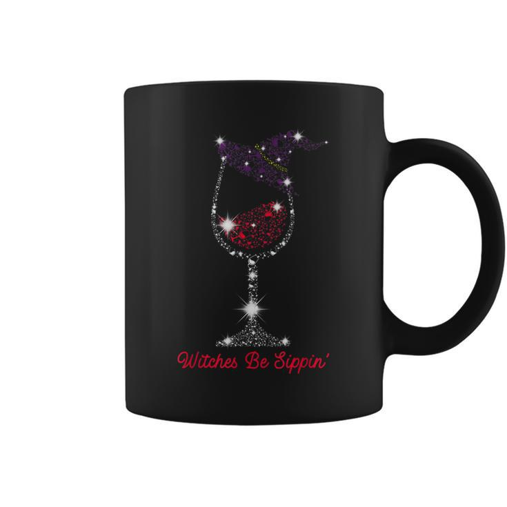 Witches Be Sippin Witch Squad Wine Glass Halloween Party  Coffee Mug
