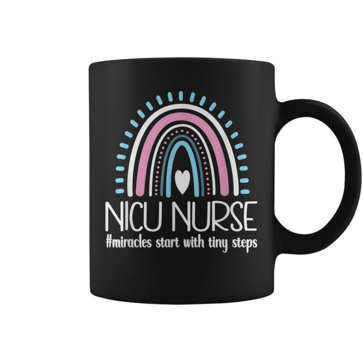 With Tiny Steps Nicu Nurse Neonatal Intensive Care Unit   Coffee Mug