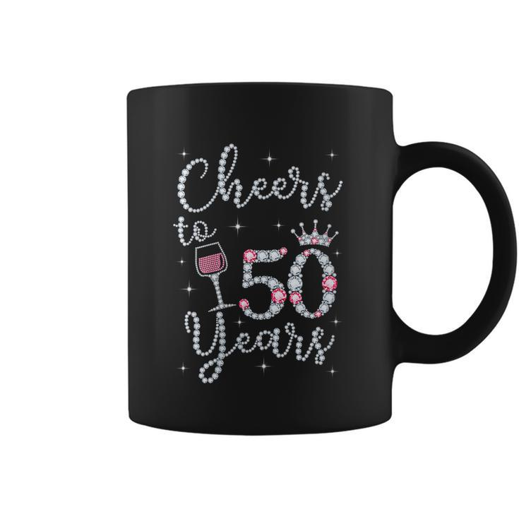 Women Gift Cheers To 50 Years 1969 50Th Birthday Gift For Womens Coffee Mug