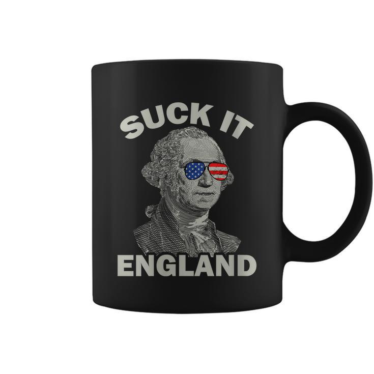 Womens 4Th Of July Suck It England Coffee Mug