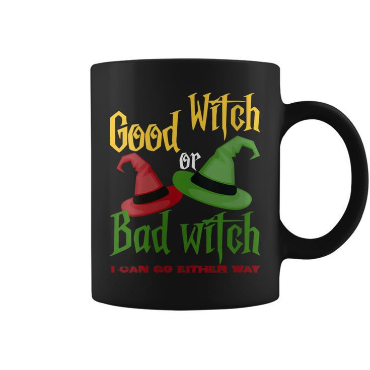 Womens Good Witch Bad Witch I Can Go Either Way Halloween Costume  Coffee Mug